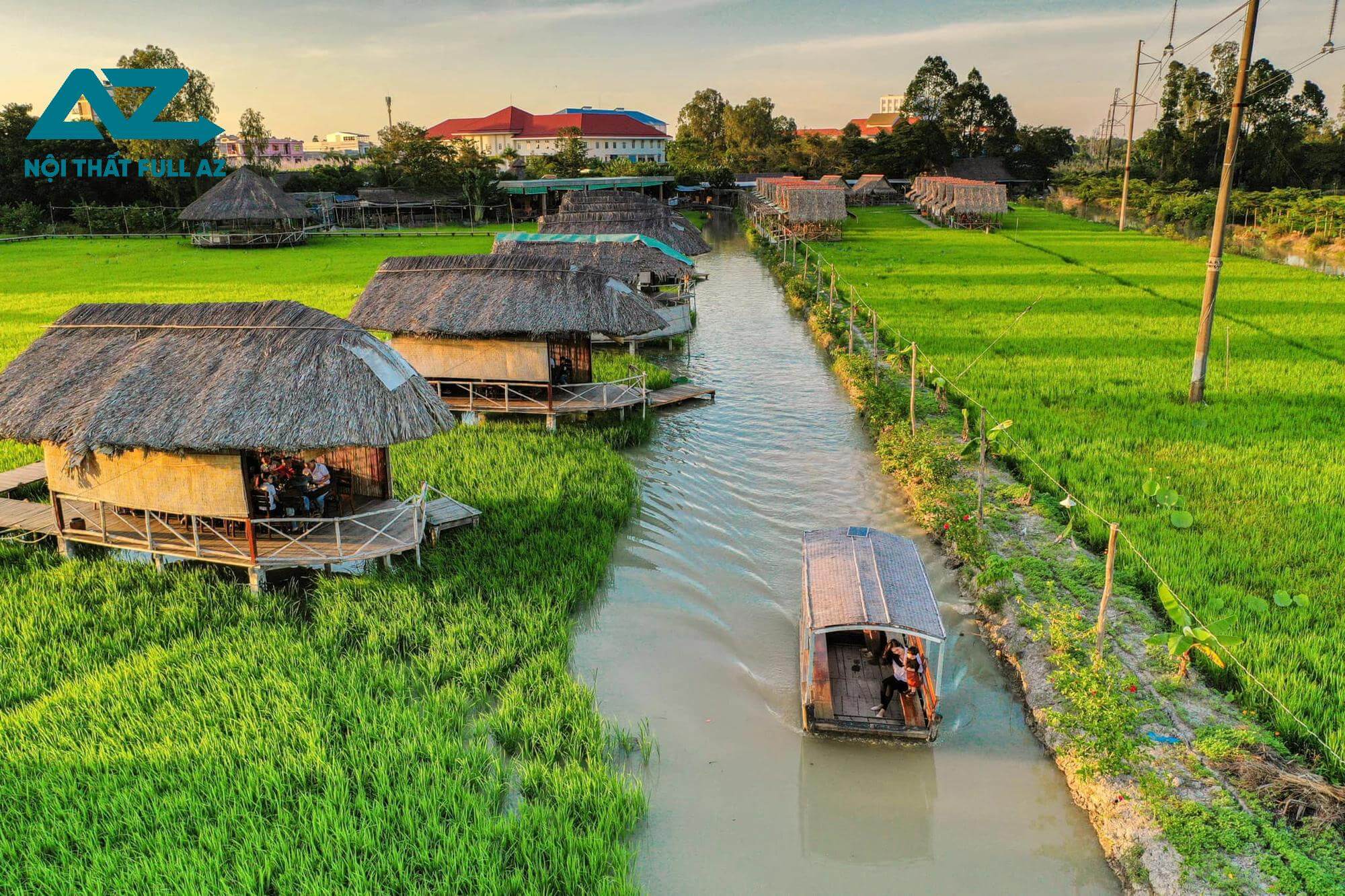 Mẫu nhà chòi cho nhà hàng bình dân