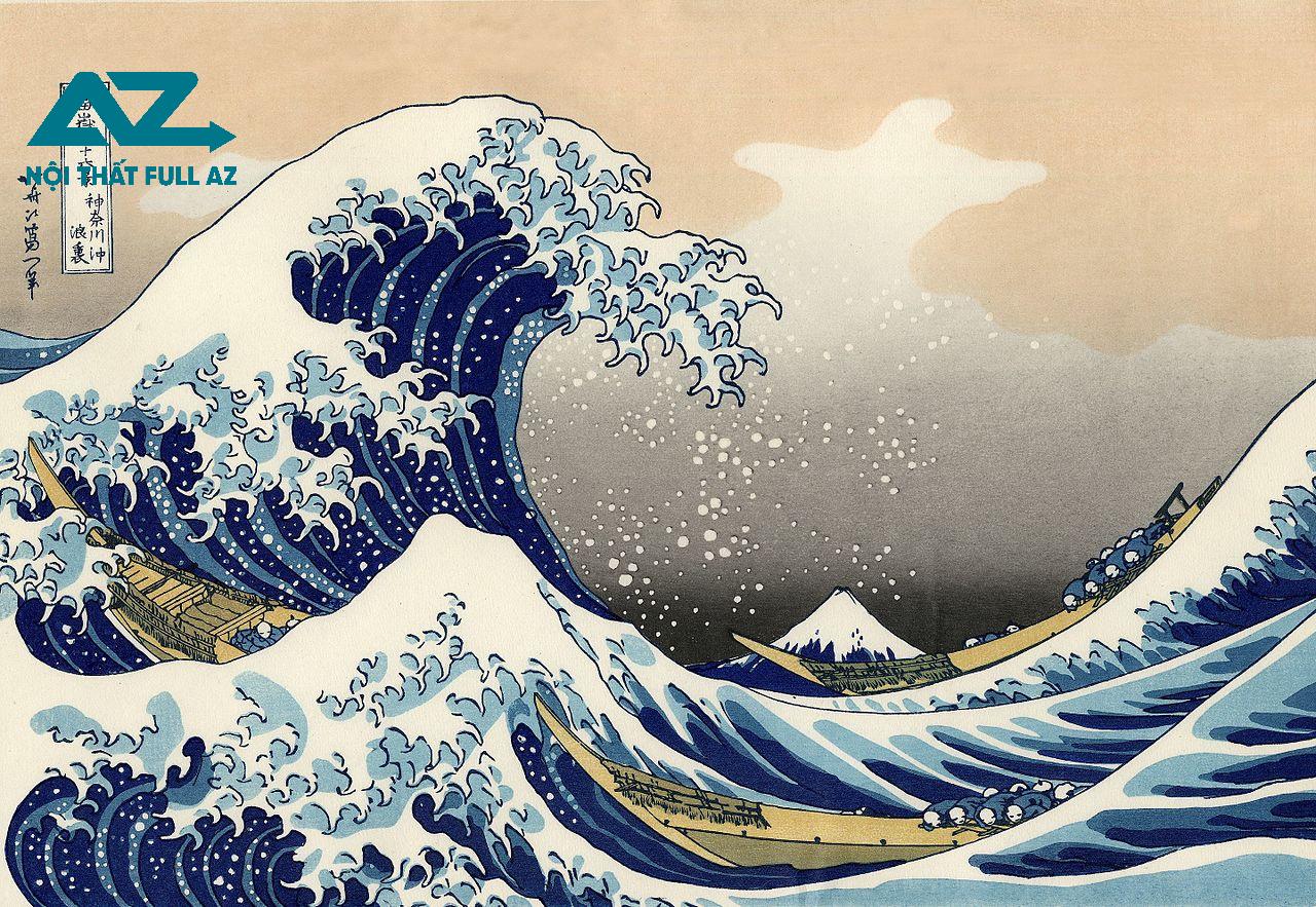 “Ngọn sóng lớn” – Hokusai Katsushika