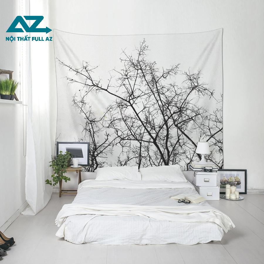 Trang trí phòng ngủ nhỏ không giường với điểm nhấn bằng đồ decor